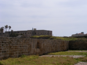 The Citadel or Prison of ‘Akká as seen from the top of the British Fort.