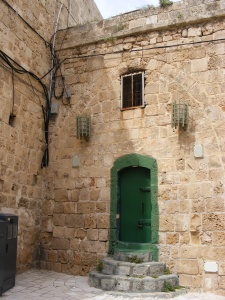 Green door near the prison, Akká